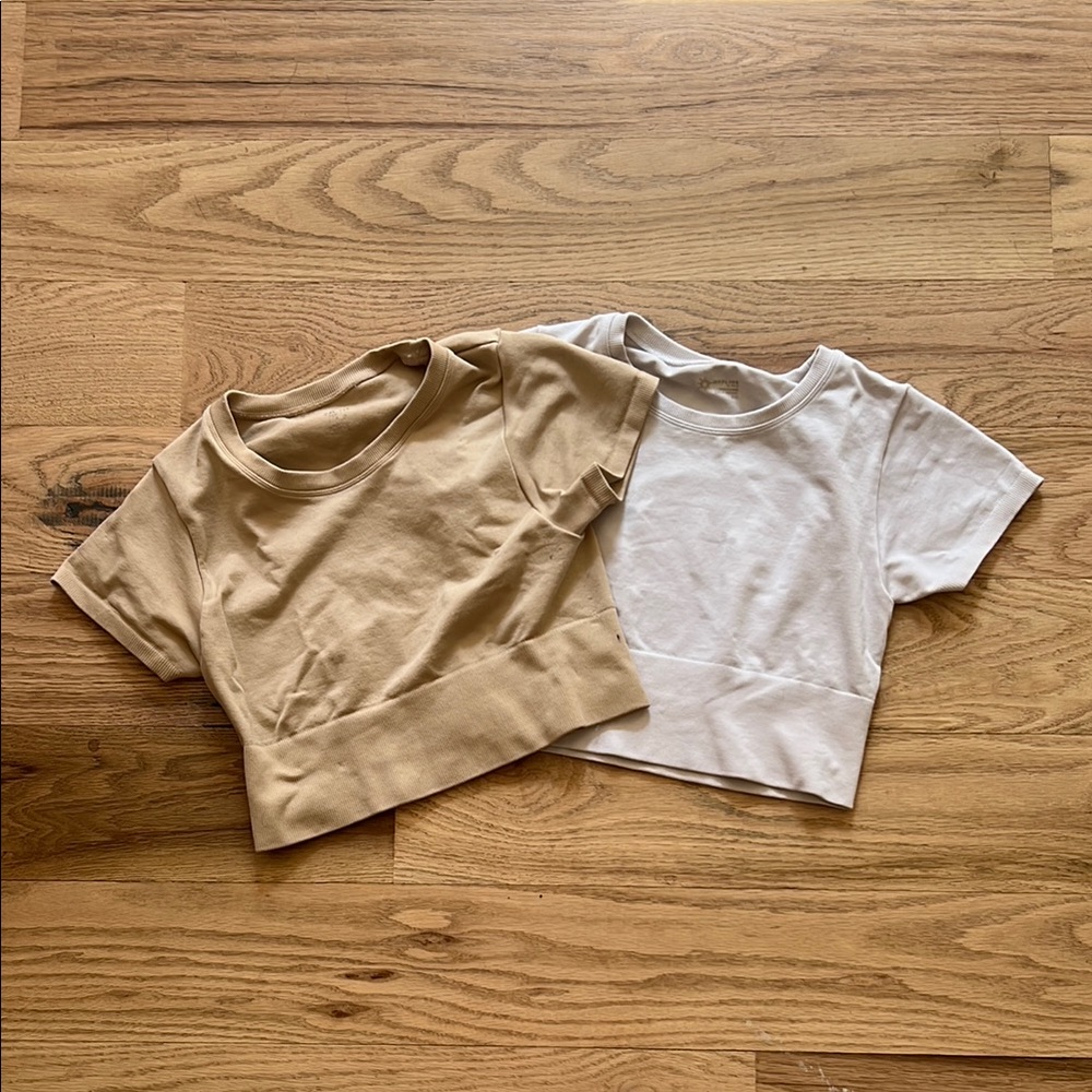 Aerie offline cropped sidewalk tees